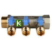 Коллектор никелированный STOUT SMB 6201 011203